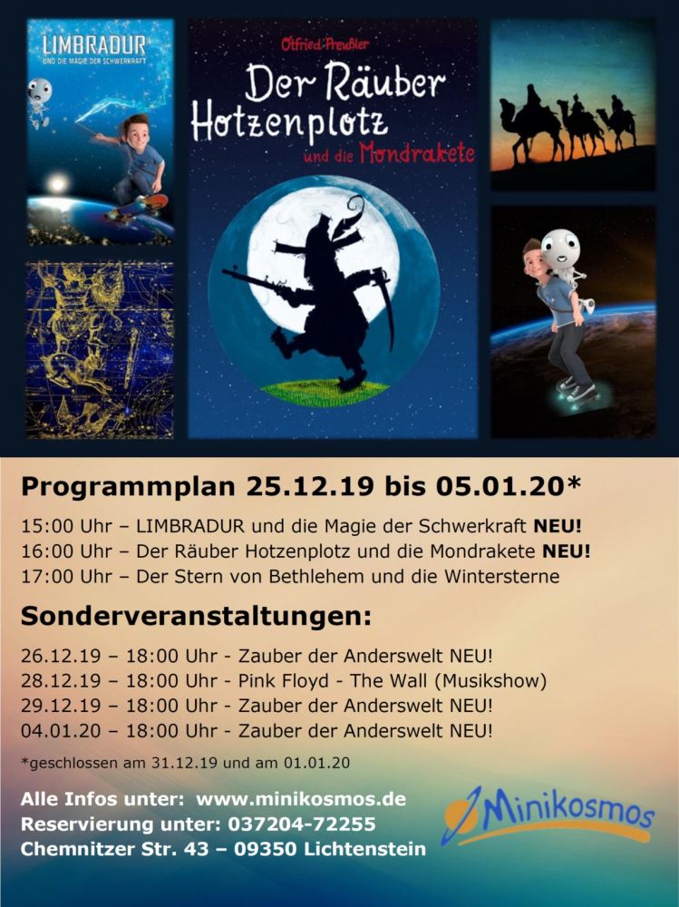 Programm Weihnachtsferein Miniwelt