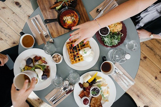 Frühstück in Leipzig