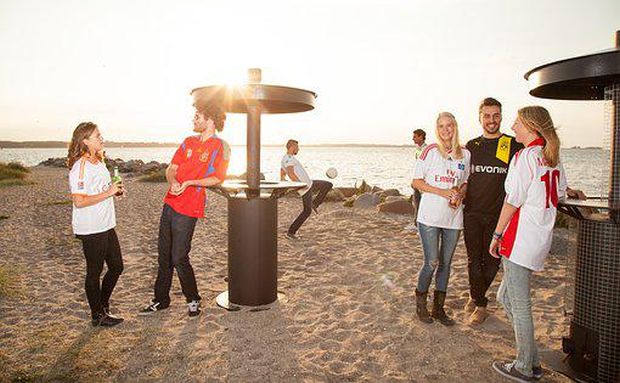 Outdoor Event Wärme spenden